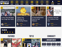 Tablet Screenshot of ebaumsworld.com