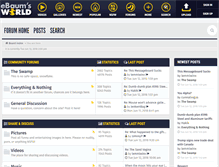 Tablet Screenshot of forum.ebaumsworld.com